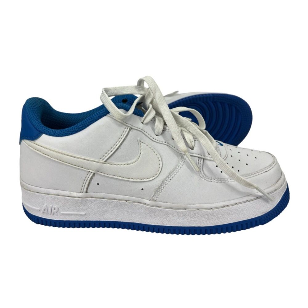 Nike Air Force 1 sneakers Low ESS GS Youth 6 Blue white shoes lace up DV1331
